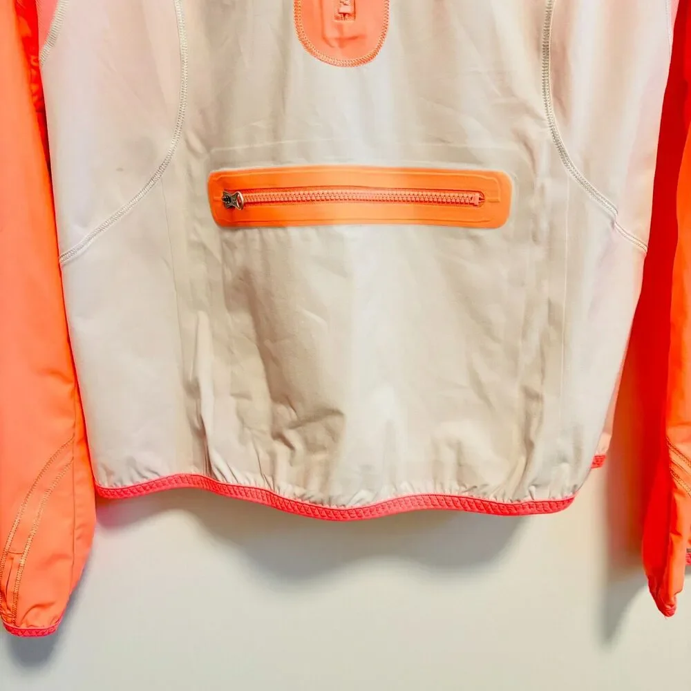 lululemon athletica Coral/Light Beige Lightweight Hooded Pullover